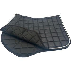 Ensemble de tapis de selle de dressage de haute qualité style western avec doublure en coton, protège-oreilles, protège-encoches et filet anti-mouches en matière scintillante - Product Image 4