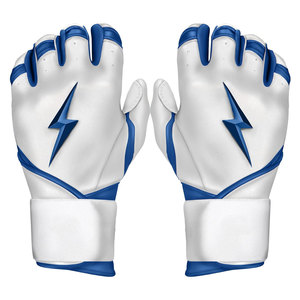 Gants de frappe de baseball en cuir de qualité supérieure pour hommes, gants de sport durables pour softball à doigts entiers avec une adhérence supérieure et respirants - Product Image 1
