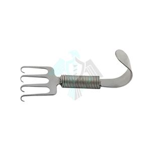 El mejor proveedor Pissco para Retractor de mano Doyen, hoja pequeña, 90mm de ancho X 52mm, mango hueco profundo, longitud total 265mm - Product Image 4