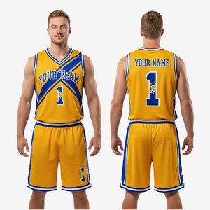 New Style Premium Quality Custom Made Basketball Uniform Breathable Printed Unisex Sports Team Wear Custom Basketball Uniform - Product Image 4
