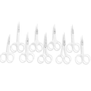 Ciseaux à cuticules incurvés en acier inoxydable de qualité supérieure pointe pointue manucure de précision et ciseaux de coupe des sourcils - Product Image 1