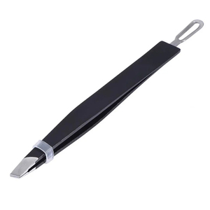 Pinzas de Cejas de Acero Inoxidable de Lujo con Agarre Antideslizante, Pinzas de Maquillaje Profesionales para Cejas y Vello Facial - Product Image 4