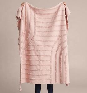 Vente en gros de couverture de canapé en coton ethnique Boho, literie à motif tissé imprimé, couvertures et jetés décoratifs pour usage domestique - Product Image 5