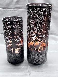Wholesale Supply Iron Pillar <b>Candle</b> <b>Holder</b> Stand Waterproof Natural Durable for Christmas Home Decoration Handmade Eco-Friendly - Product Image 3