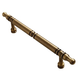 Stylish Traditional Brass Cabinet Pull Handle Durable Kitchen Furniture <b>Hardware</b> Drawer Pull Storage Closet Customized Choice - Product Image 1