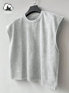 Camiseta Deportiva de Gimnasio para Hombre de Primera Calidad, 100% Algodón, Camiseta Atlética sin Mangas para Ejercicio, Precio Económico 2026 - Product Image 5