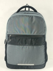 Large Casual Waterproof Polyester <b>Backpack</b> Front Zipper Pocket Side Mesh Bottle Pockets School College Office Travel <b>Daily</b> - Product Image 1