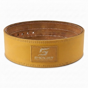 Ceintures de musculation en cuir de vachette avec logo personnalisé - Boucle réglable antidérapante, protection avancée pour l'entraînement en salle de sport avec le meilleur service OEM - Product Image 6