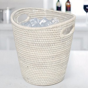 Seau à glace en rotin pour vin, bac à boissons, panier refroidisseur de boissons, seaux à bière – prix usine - Product Image 3