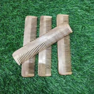 Peine Moderno Hecho a Mano con Madera de Neem Real de Primera Calidad, Ecológico, Antiestático, de 17 cm, para Hombres y Mujeres, a Precio de Mayoreo - Product Image 3