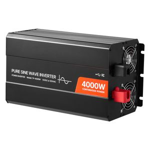 Inverter a Onda Sinusoidale Pura da 4000W, 12V DC a 120V AC, Caricatore Solare per Auto, Convertitore con Display LCD e Telecomando, Tensione di Uscita AC 220V - Product Image 6