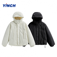 Vestes en duvet classiques épaisses et coupe-vent, vente en gros directe d'usine Layenne, logo personnalisé, veste matelassée hip-hop pour hommes