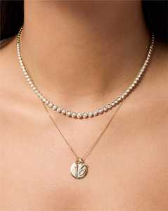 Custom Numbers <b>Pendant</b> Dainty Charm Birthday Date 14K 18K <b>Solid</b> <b>Gold</b> Lab Grown Diamond Everyday Wear Luxury Delicate Jewelry - Product Image 4