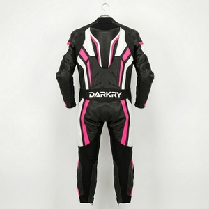 Custom Motorcycle Racing Suit OEM Cowhide Leather Perforated Track Day Apparel Carbon Protection <b>Knee</b> Sliders - Product Image 2
