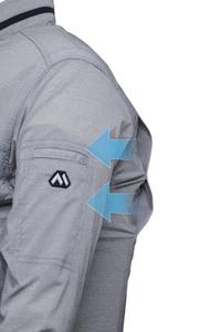 [MARK] OEM/ODM แบรนด์เกาหลี MK-1115 เสื้อแจ็คเก็ตทำงานน้ำหนักเบาพิเศษ กันน้ำ ยืดหยุ่นได้ 男女 ใส่ได้  ผ้าตาข่ายระบายอากาศ ยืดหยุ่นสูง - Product Image 4