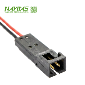 ชุดสายไฟแบตเตอรี่แบบกำหนดเอง Molex 70107 สายเคเบิลตัวเมีย 2 พิน ผู้ผลิต OEM - Product Image 1