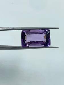 Gema de amatista de corte elegante y alta claridad, amatista de color púrpura real intenso, piedra suelta en oferta, precio de fabricante. - Product Image 4