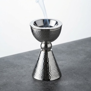 Luxury Stainless Steel <b>Bakhoor</b> Burner Hammered Silver Metal Arabic Mubkhar <b>Oud</b> Incense Holder Censer For Ramadan Eid Home Decor - Product Image 6