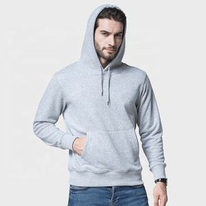 <b>Men's</b> 100% Cotton 320gsm <b>Fleece</b> Casual Fit <b>Black</b> Hoody Waterproof Anti-Shrink Knitted Hoodie with Latest Design Wholesale - Product Image 2