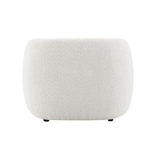 Sillón para Sala de Estar Lucifer en Tela Blanca Brillante - Product Image 6