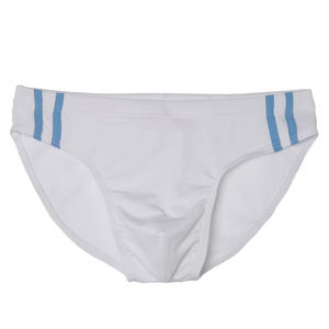 Pantalones Cortos Deportivos Casuales de Verano para Hombre, Blancos, Elásticos, de Cintura Elástica, con Patrón Sólido, de Poliéster, de Secado Rápido y Transpirables - Product Image 1