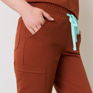 Top & Pant <b>Set</b> Nursing Custom Women Medical <b>Scrubs</b> <b>Set</b> Spandex Nurse Uniform Designer Hospital <b>Scrubs</b> Uniform <b>Set</b> - Product Image 6