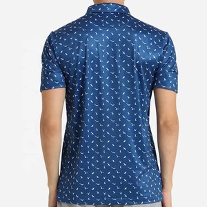 T-shirt de sport premium pour homme, motif abstrait marbré gris, 100 % coton tricoté, avec poche, manches courtes, pour le golf et les activités sportives - Product Image 4