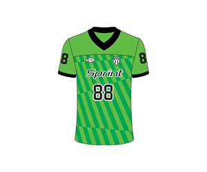 Maillots de football américain de haute qualité avec logo personnalisé chemises d'entraînement de football athlétique en maille respirante T-shirts Hip Hop amples - Product Image 2