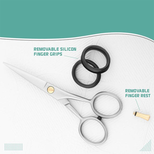 Professional Men's <b>Beard</b> <b>Scissors</b> 4.5 Inch Surgical Grade Stainless Steel <b>Beard</b> Grooming <b>Scissors</b> Beauty Use Mustache <b>Scissors</b> - Product Image 5
