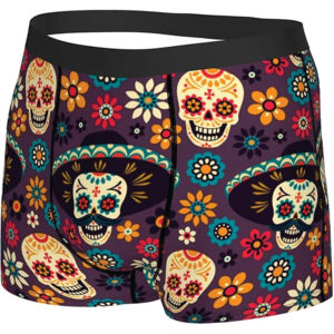 Custom Printed Mens <b>Boxer</b> Briefs Sublimation Sports Underwear Breathable Stretch Fabric Elastic Waist Manufacturer Supplier Bulk - Product Image 6