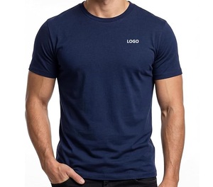 T-shirts pour hommes - T-shirts en coton premium à texture grainée verticale - 75% coton micro-extensible - T-shirt à col rond - Product Image 1