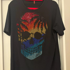 T-shirt à manches courtes scintillant avec strass, design tendance, vente en gros - Product Image 1