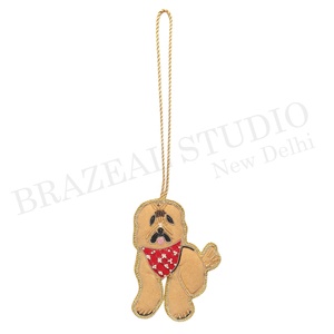 ผ้าปักลายต้นคริสต์มาสงานแฮนด์เมดเครื่องประดับสั่งทำได้อูฐโกลเด้นรีทรีฟเวอร์ icecream Sunrise - Product Image 5