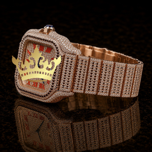 High End Moissanite Diamond Watch Men VVS Stones Full Pave Luxury Bracelet Watch - Product Image 3