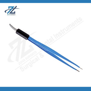 Pinzas Quirúrgicas Monopolares Potts-Smith de Grado Hospitalario con Interruptor Manual, Punta Fina de 1.0mm, Acero Inoxidable Alemán de Precisión, Hecho en Pakistán - Product Image 3