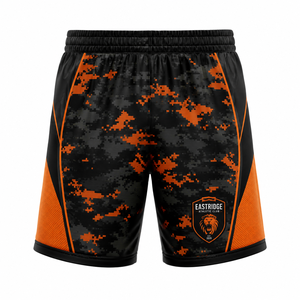Pantalones Cortos Deportivos Sublimados con Camuflaje para Hombre de Eastridge Athletic Club, Cintura Elástica, Absorben la Humedad, 100% Poliéster, para Todas las Temporadas - Product Image 1