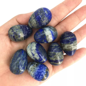 Huevo Yoni de Piedra Natural de Lapislázuli, Huevo de Jade Semiprecioso para Protección Energética, Ejercicio Vaginal, Tallado, Feng Shui Directo - Product Image 5