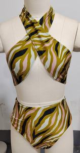 Unisex High Quality Customize Swimmer Bikini Set Bra and Underwear With Customize Logo Beach wear Bikini - Product Image 2