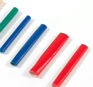 Gaine en fibre de verre silicone auto-extinguissante 2,5 KV ignifuge pour câbles basse tension - Product Image 1