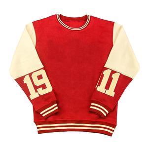 Pull en tricot rouge personnalisé pour homme, imprimé 1911, manches longues, style automne, sweat-shirt en coton - Product Image 2