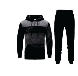 Survêtement classique en polyester et coton, tissu doux et confortable, conçu pour les activités de plein air, les entraînements sportifs et l'usage quotidien - Product Image 1