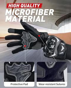 Gants de moto en cuir avec logo personnalisé, gants de course pour moto, nouvelle arrivée, gants de moto pour hommes personnalisés - Product Image 4