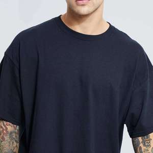 เสื้อยืดสตรีทแวร์ 250 GSM ผ้าฝ้าย 100% สำหรับผู้ชาย พร้อมโลโก้ เสื้อยืดแขนสั้น พิมพ์ลายกราฟิกโฟมพัฟ 3 มิติ แบบกำหนดเองสำหรับผู้ชาย - Product Image 5