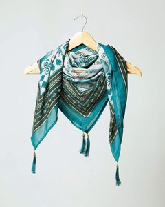 Custom Printed Silk Feel Square Headscarf Soft Lightweight Womens Fashion Scarf OEM ODM Manufacturer Wholesale Supplier - Product Image 6