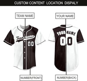 Wholesale Good Quality Custom Sublimation Printed Mesh Custom Made Tackle Twill Baseball Jersey for Men - Product Image 6