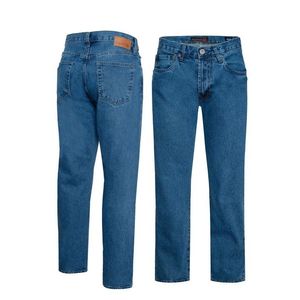 Jeans en denim à jambe droite pour homme - Product Image 1