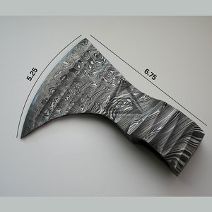 Hacha de Acero al Carbono de Damasco de Alta Calidad al por Mayor - Herramienta de Corte Personalizable con 3 Años de Garantía - Product Image 6