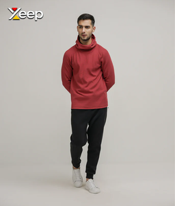 Sudadera con Capucha Personalizada XEEP para Hombre, Diseño Casual con Estampado Frontal, Corte Regular, Transpirable, de Secado Rápido, con Bolsillo, Servicio OEM - Product Image 4
