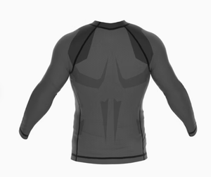 <b>Mens</b> <b>Compression</b> Breathable Quick Dry Long Sleeve Customizable Rash Guard <b>Shirt</b> Training Top <b>for</b> MMA Gym Workout - Product Image 6