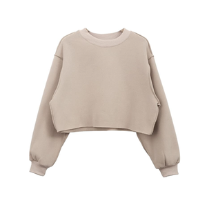 เสื้อฮู้ดดี้ผู้หญิงสั่งทำขายส่ง ผ้าฝ้ายเวลัวร์ 100% ระบายอากาศได้ดี สไตล์สตรีทแวร์ สำหรับฤดูหนาว - Product Image 6